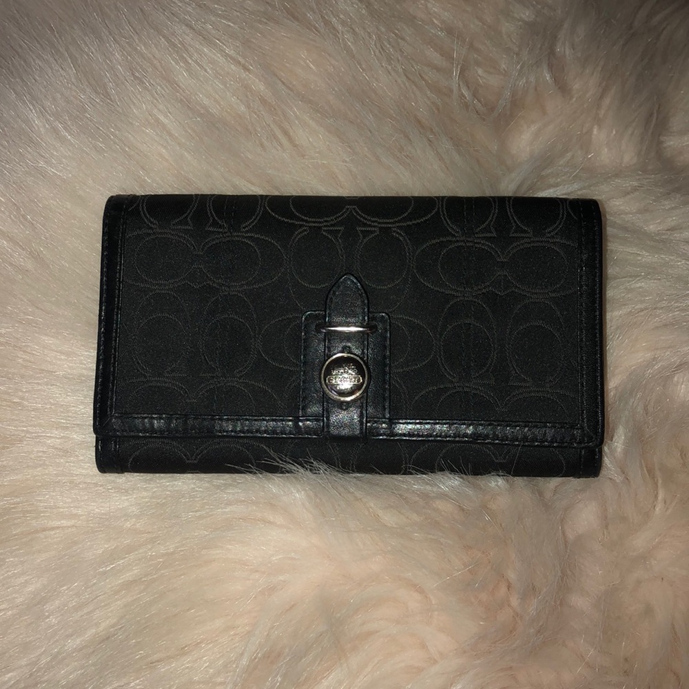 Black Coach Wallet